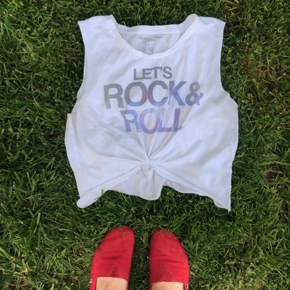 American Eagle Outfitters Tops - American Eagle • Crop Muscle Tank • Medium